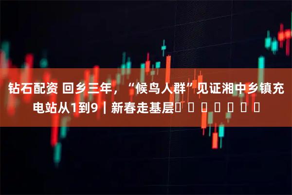 钻石配资 回乡三年，“候鸟人群”见证湘中乡镇充电站从1到9｜新春走基层​​​​​​​