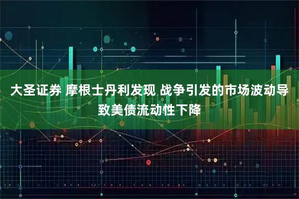 大圣证券 摩根士丹利发现 战争引发的市场波动导致美债流动性下降