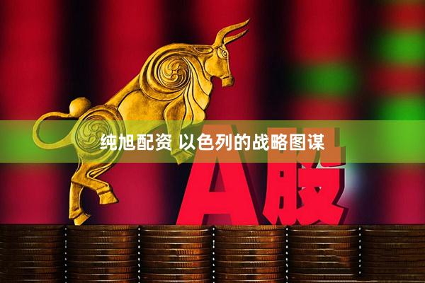 纯旭配资 以色列的战略图谋